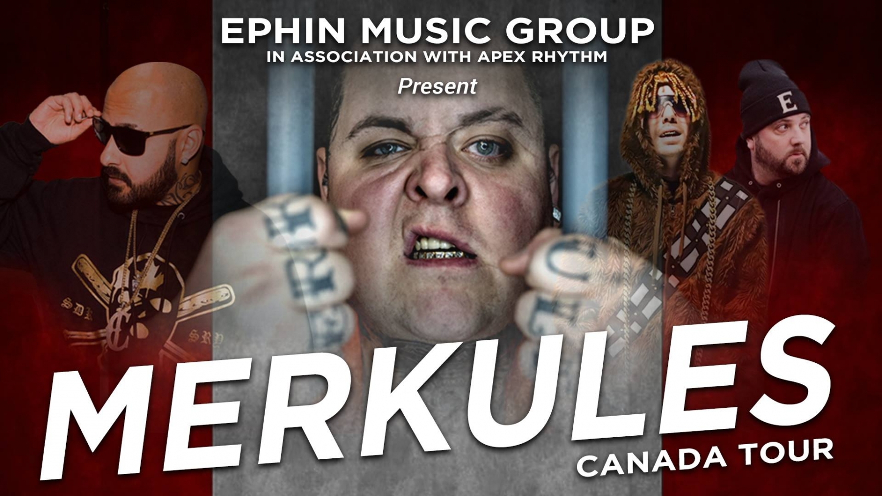 Merkules & Guests Canada tour Prince George BC