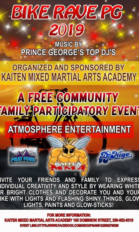 Prince George Community Bike rave 2019